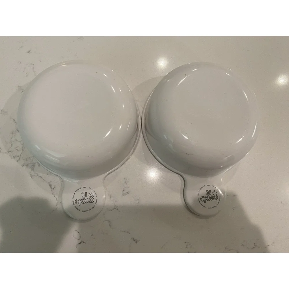 Vintage‎ Grab It Soup Bowls Set of 2 White Corning Ware P-150-B Microwave USA